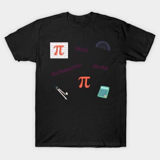 Mathematics Sticker Pack T-Shirt
